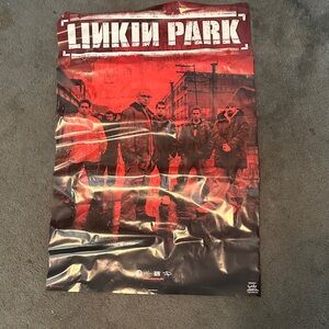 Linkin Park Red and Black Poster